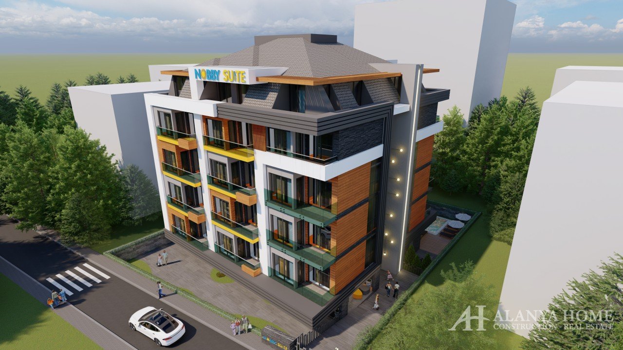 نوبی سوئیت مرکز آلانیا آنتالیا ترکیه خرید فروش ملک آپارتمان مبله یک خوابه در طرح اقساطی پروژه جدید د