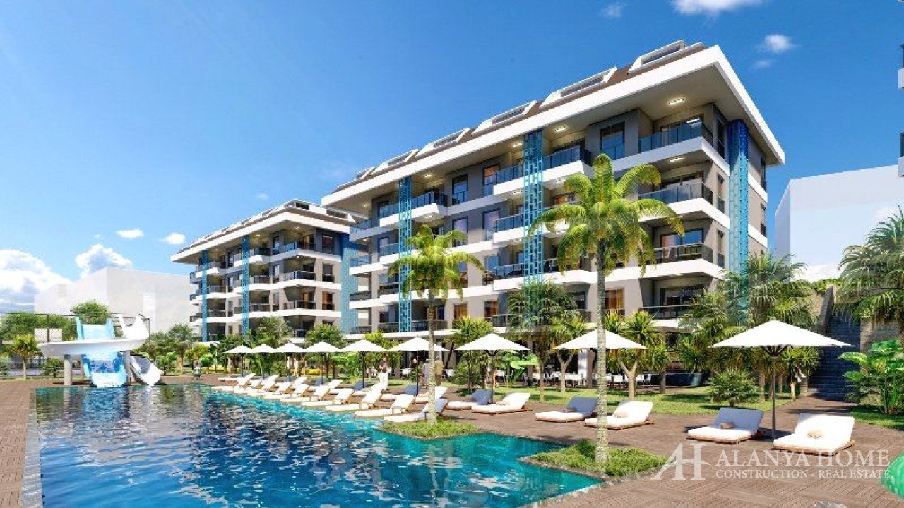 Роскошный комплекс Calypso Residence Kestel с концепцией пятизвездочного отеля, расположенный в Кест