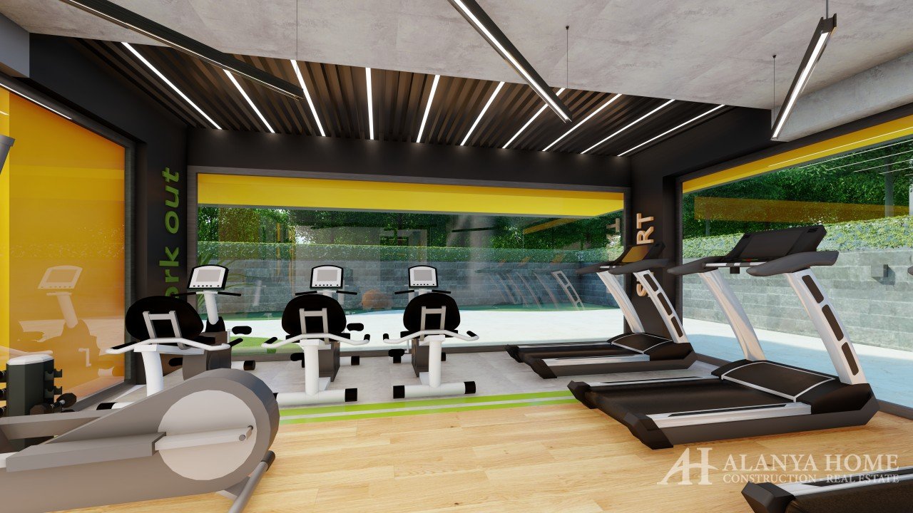 Фото купить продать недорогую квартиру недвижимость в доме жилом комплексе с фитнесом Алания Хоум Ан