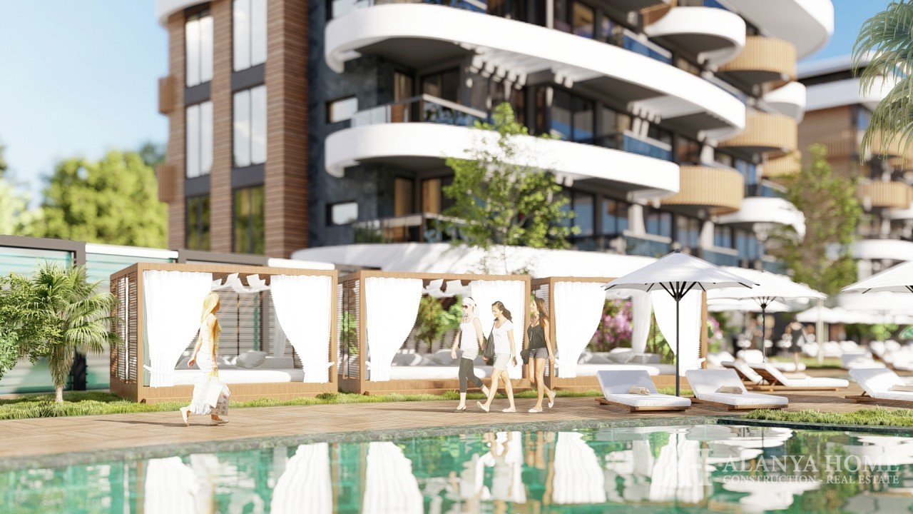 Panorama Prime Kestel Alanya Antalya Türkiye deniz manzaralı yenilenmiş bir geliştiriciden yeni bir 