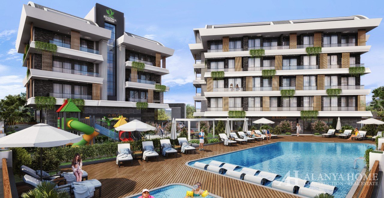 Begonia Garden Haluk Bey Alanya Alanya Antalya Turquie achat vente propriété d’un appartement meublé