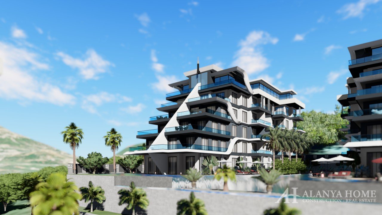 APARTMENTS IN SERDAR UYGUN PREMIUM RESIDANCE OBA ALANYA TURKEY BUY SELL RENT