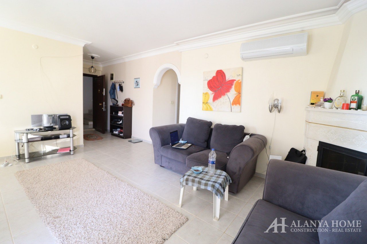 Фото покупка продажа недорогая двухкомнатная квартира 1+1 c просторной гостиной Алания Хоум Анталия 