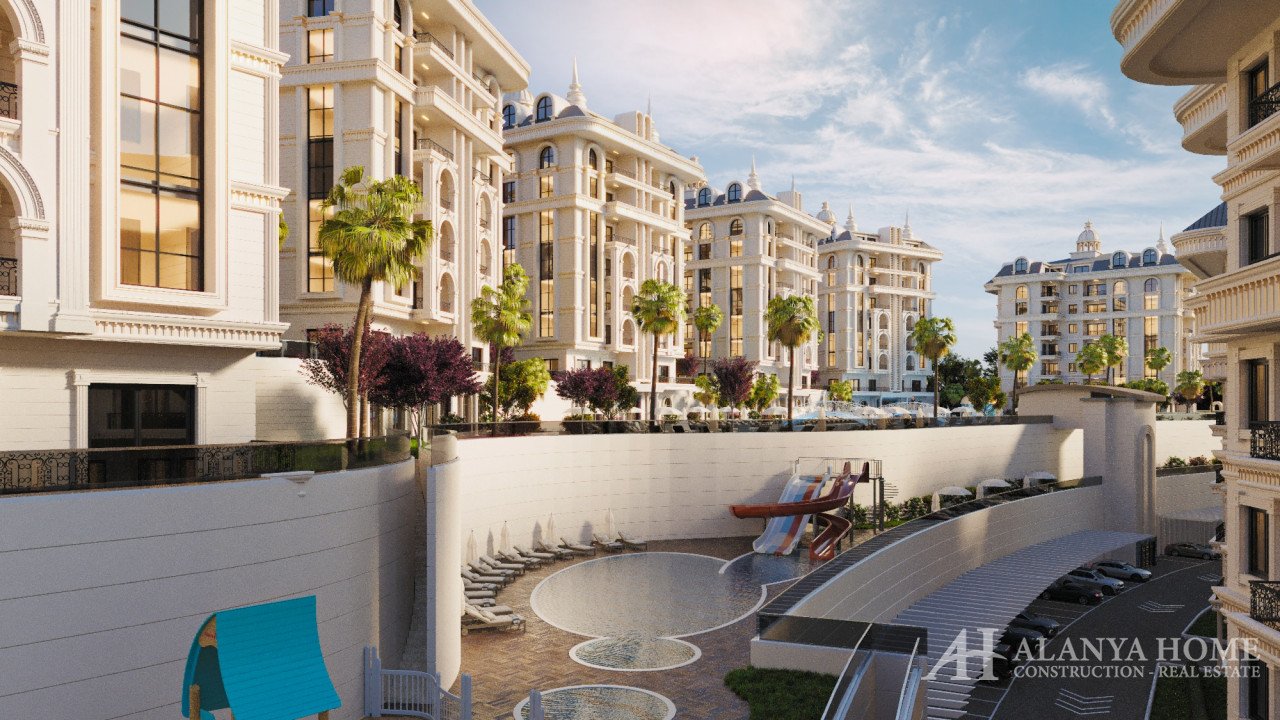 Квартиры для продажи в MevaCity Residence Ciplakli Алания Анталия Турция