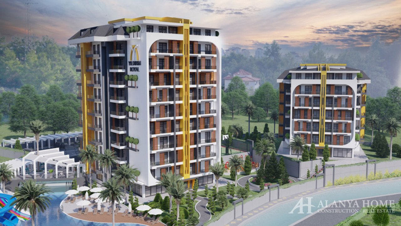 Продается квартира в Авсаллар в комплексе Yildirim Royal Алания Анталия Турция