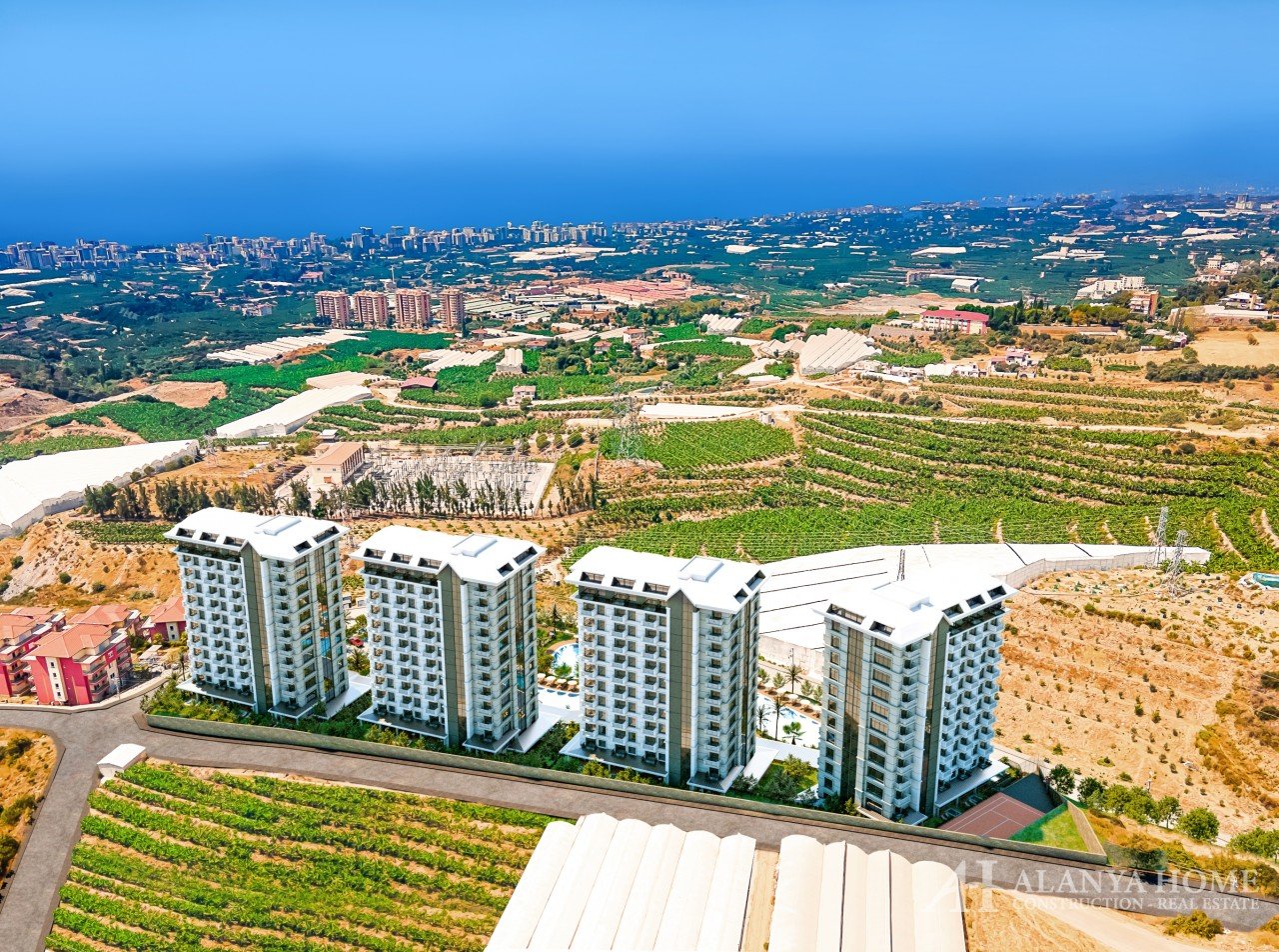 Exodus Resort Comfort City Mahmutlar Alanya تركيا شراء عقارات للبيع ، مفروشة ، شقة بغرفة نوم واحدة و