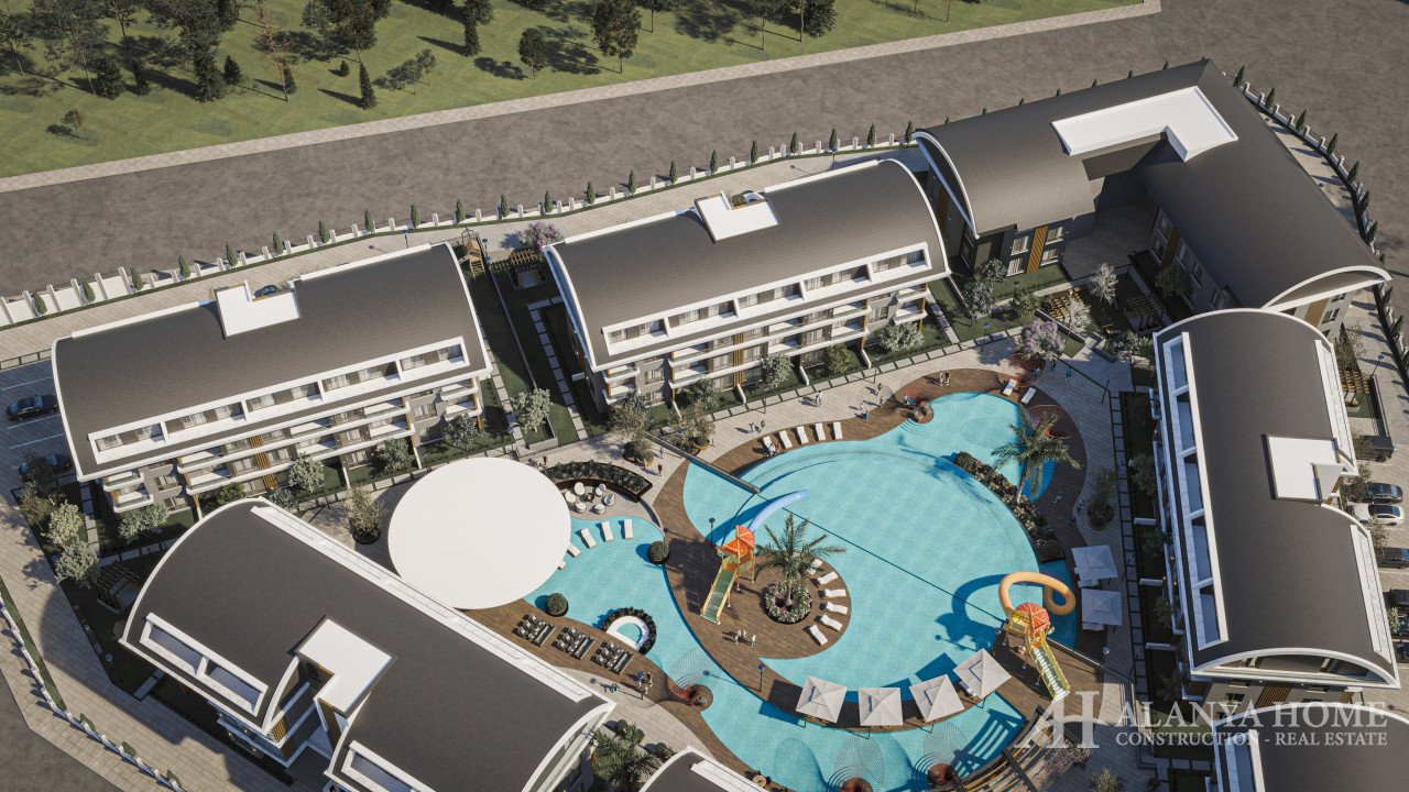 Продаются квартиры в комплексе Albimo Alanya Hill в Тюрклер Алания Турция