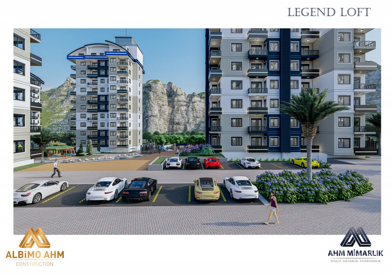 Apartments in Legend Loft Avsallar Alanya Antalya Turkey sell buy rent real estate property