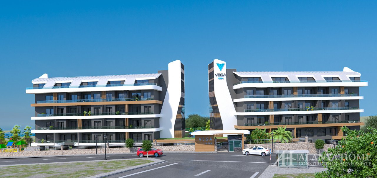 Apartments for sale in Vega Icon Residence Oba Alanya Antalya Turkey