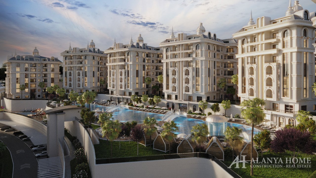 Apartments fo sale in MevaCity Residence Ciplakli Alanya Antalya Turkey