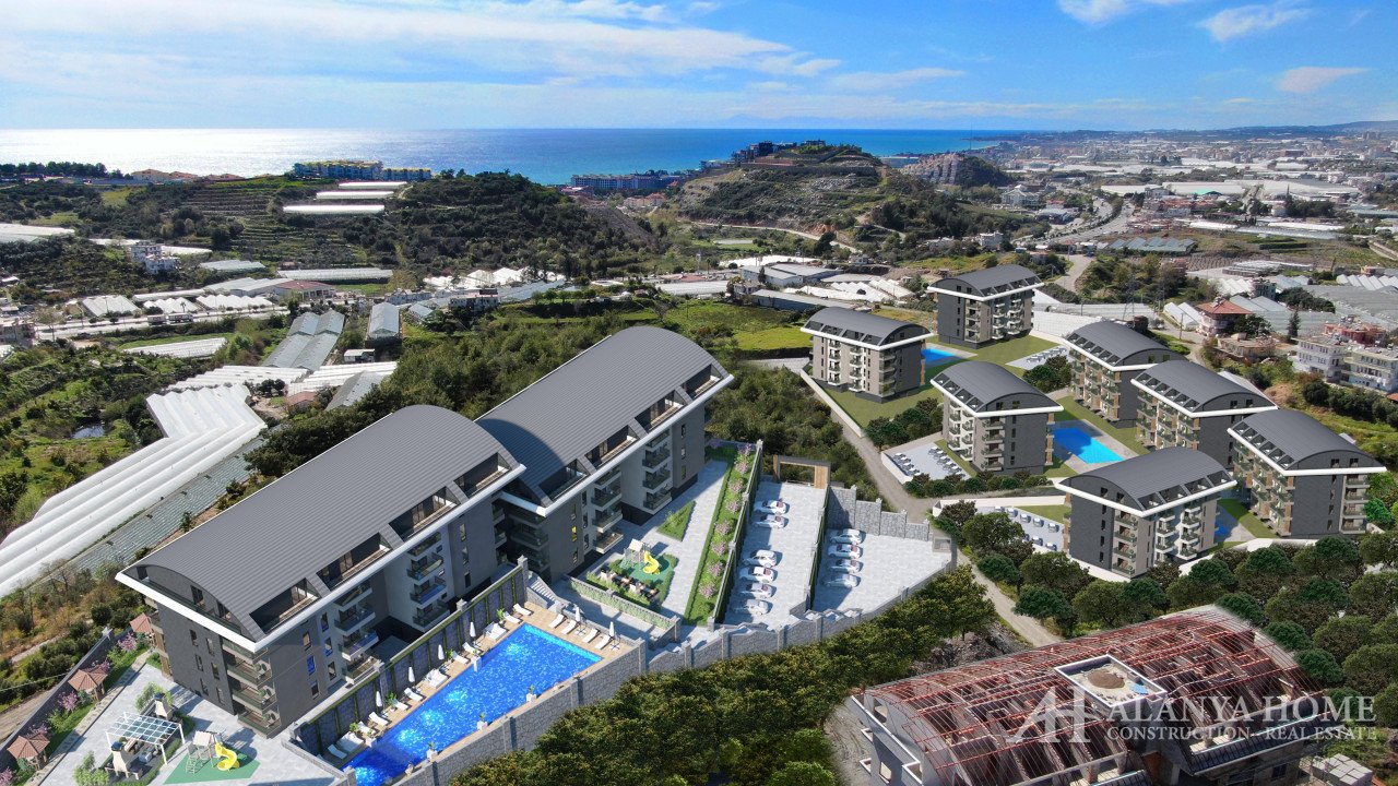 Продажа недорогих квартир в жилом комплексе The Horizon в Аланье Конаклы Анталия Турция
