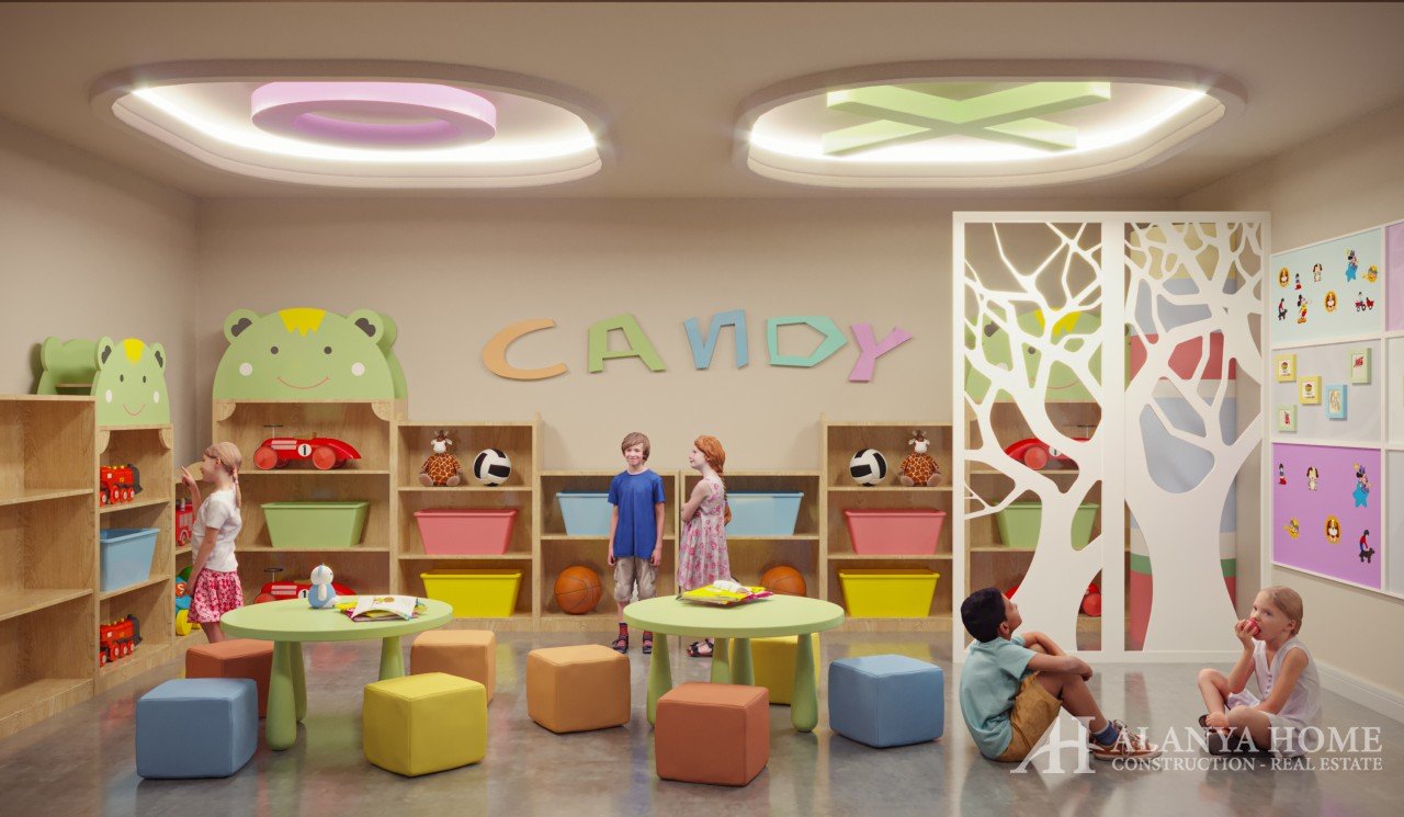 купить продать недорогую квартиру недвижимость детская площадка Алания Турция цены стоимость