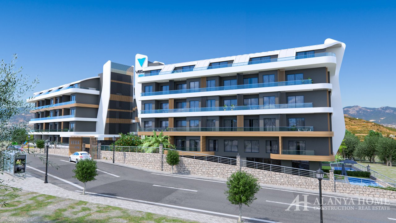 Apartments for sale in Vega Icon Residence Oba Alanya Antalya Turkey