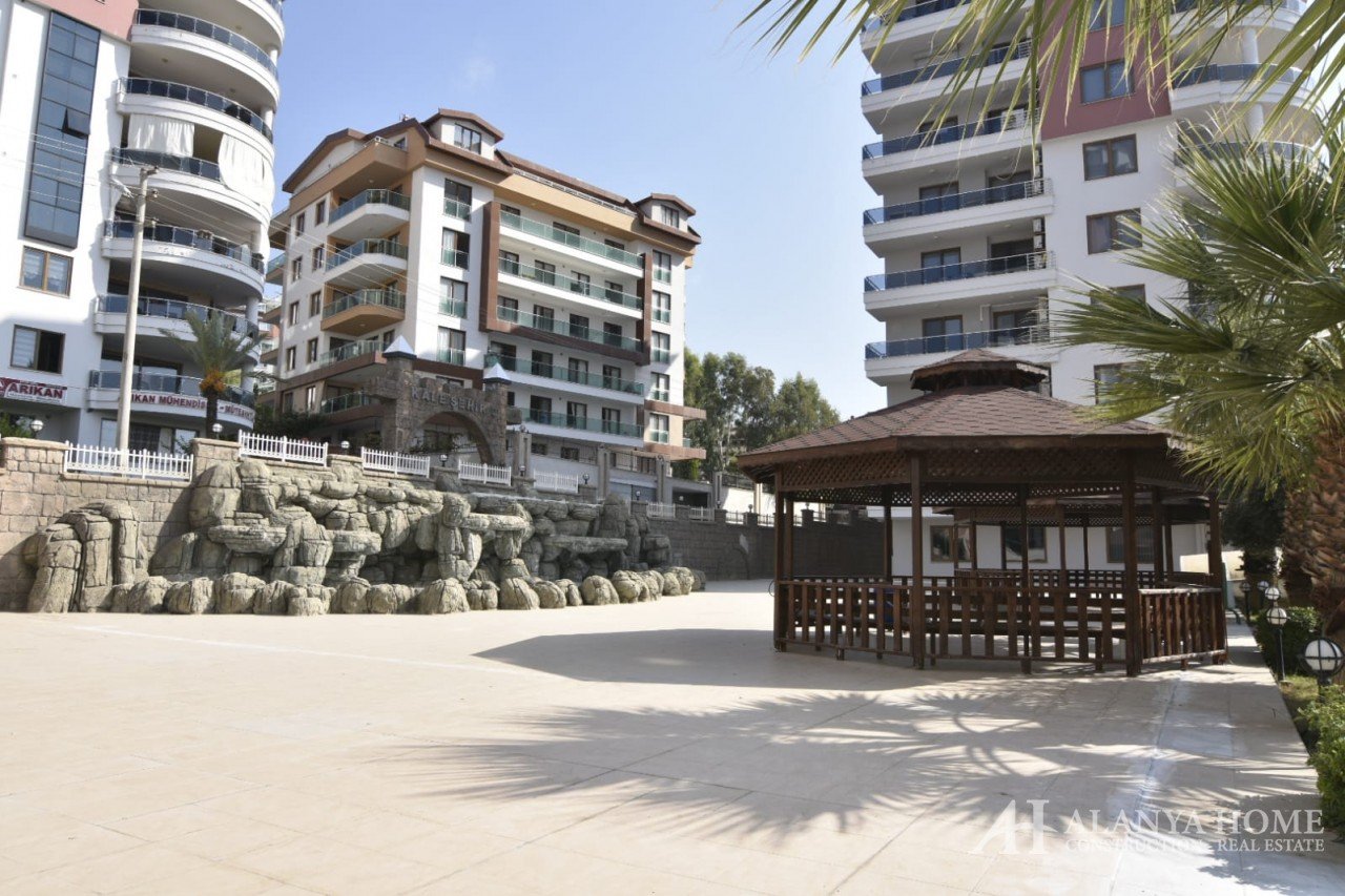 Фото покупка продажа недорогая квартира в доме жилом комплексе с зона барбекью Алания Хоум Анталия Т