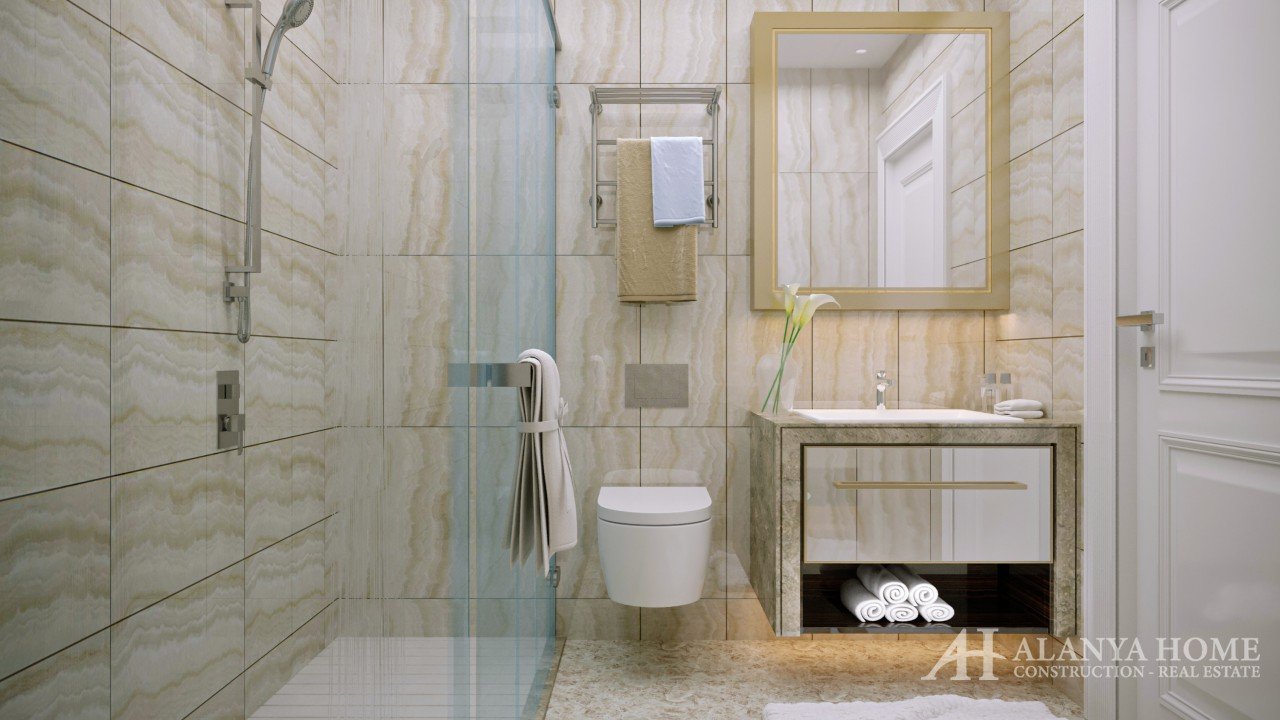 Фото покупка продажа недорогая двухкомнатная квартира 1+1 c большой ванной душевой комнаты туалета А