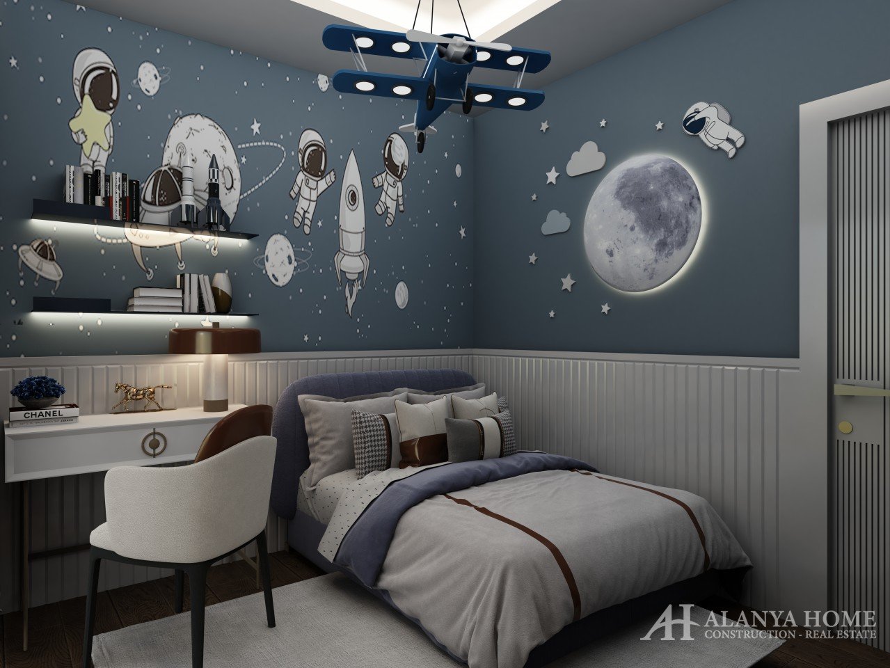 Vista Orange Kargicak ألانيا أنطاليا تركيا شراء بيع عقار لشقة مفروشة بغرفة نوم واحدة في مخطط تقسيط م