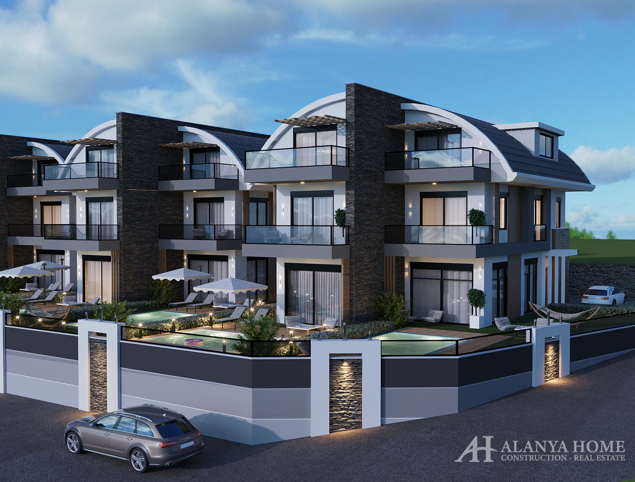 ELEGANT LAVINIA VILLAS AVSALLAR ALANYA ANTALYA TURKEY BUY RENT SELL