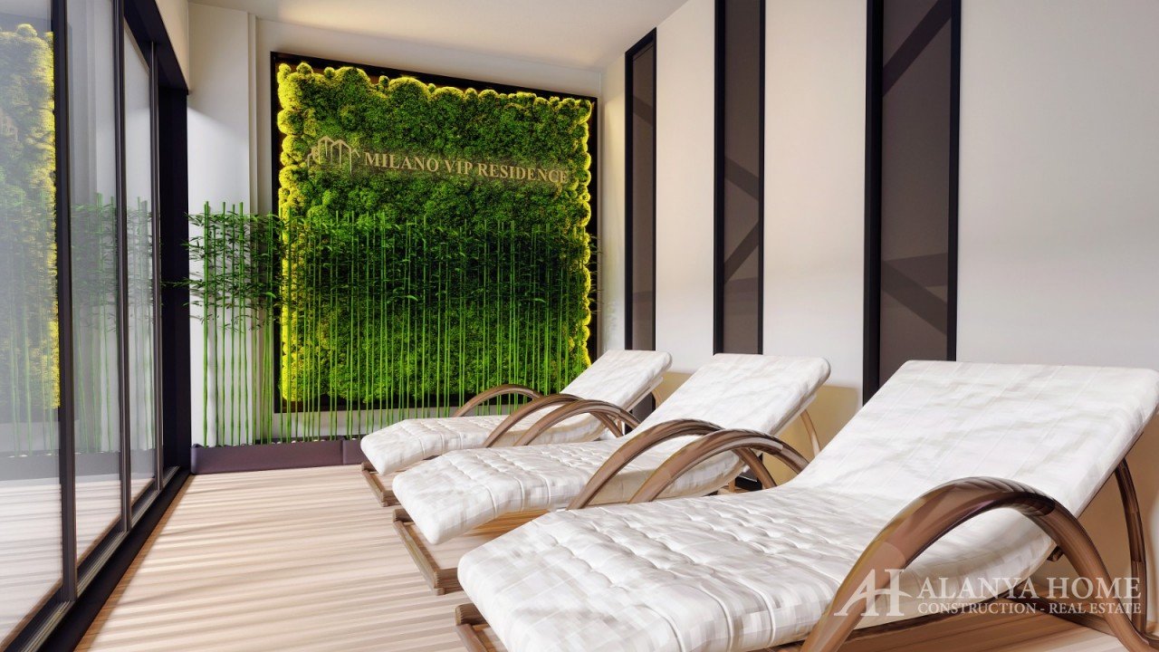 Фото купить продать недорогую квартиру недвижимость в доме жилом комплексе с СПА центром Алания Хоум