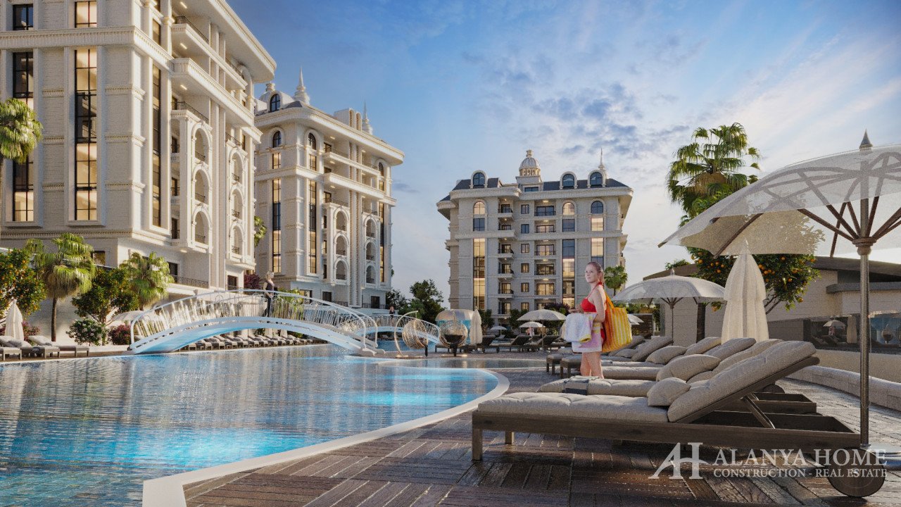 Apartments fo sale in MevaCity Residence Ciplakli Alanya Antalya Turkey