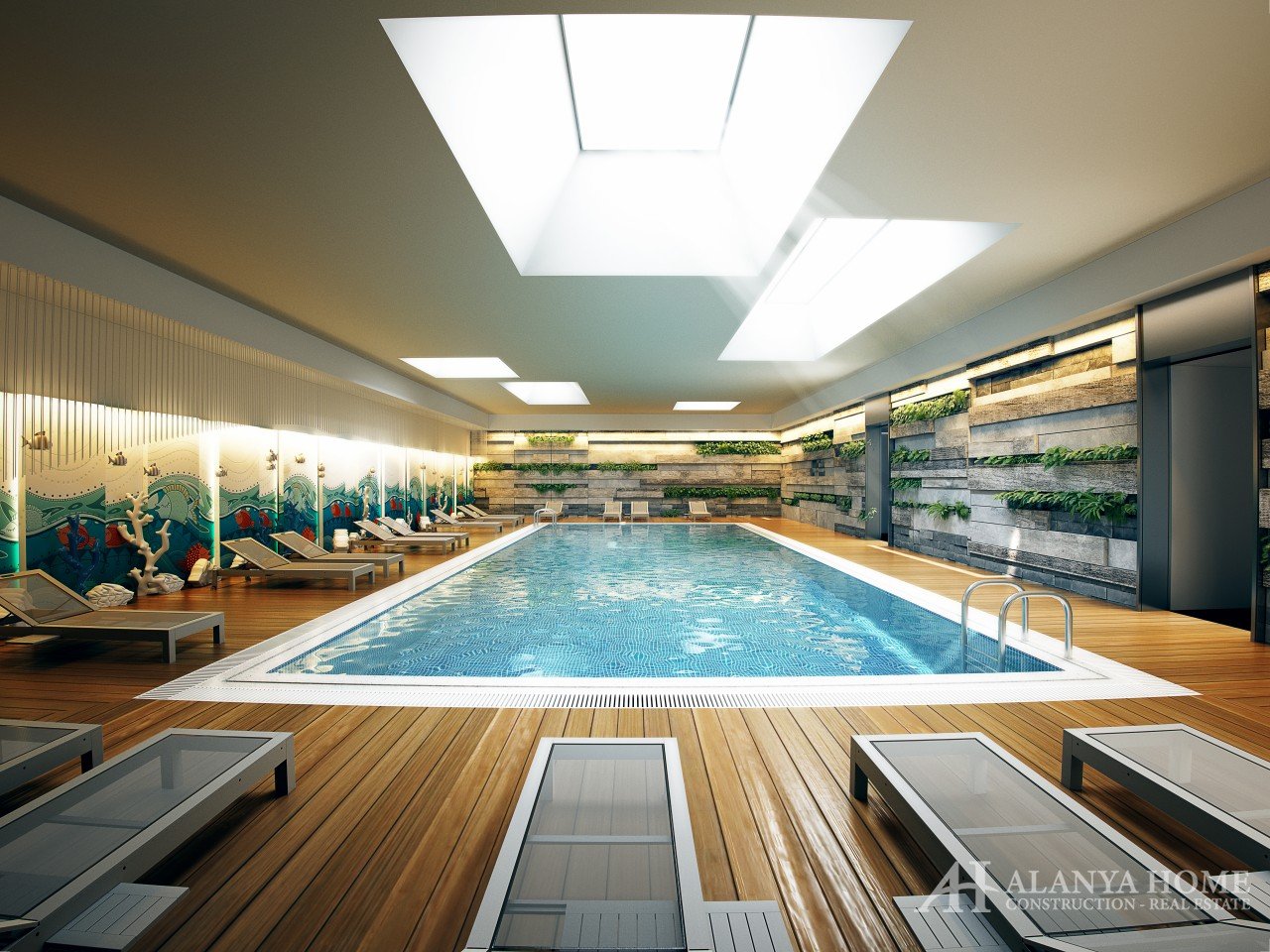 Фото покупка продажа недорогая квартира в доме жилом комплексе с крытым внутренним бассейном Алания