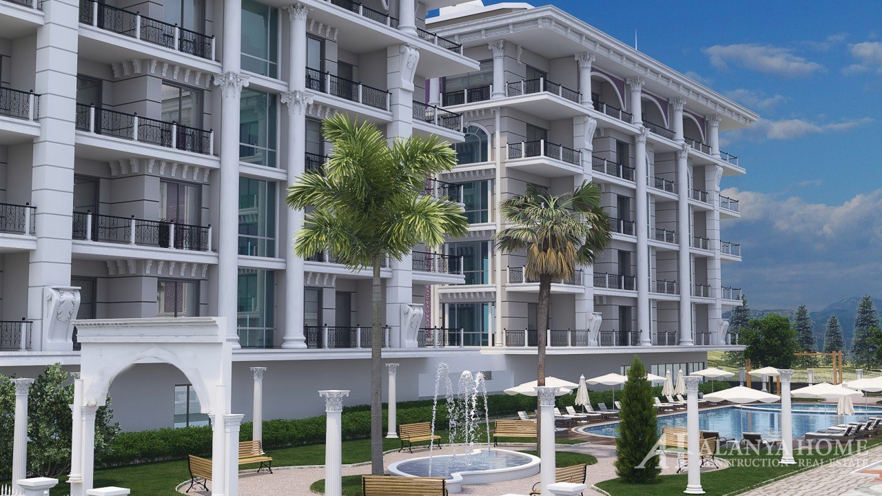 Toprak Palace Kargicak Аланья Анталия Турция покупка продажа меблированной двухкомнатной квартиры в 