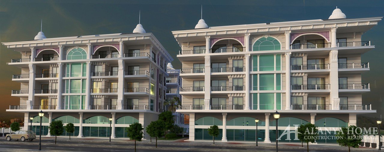 Toprak Palace Kargıcak Alanya Antalya Türkiye, yeni bir projede yeni bir projede mobilyalı tek yatak