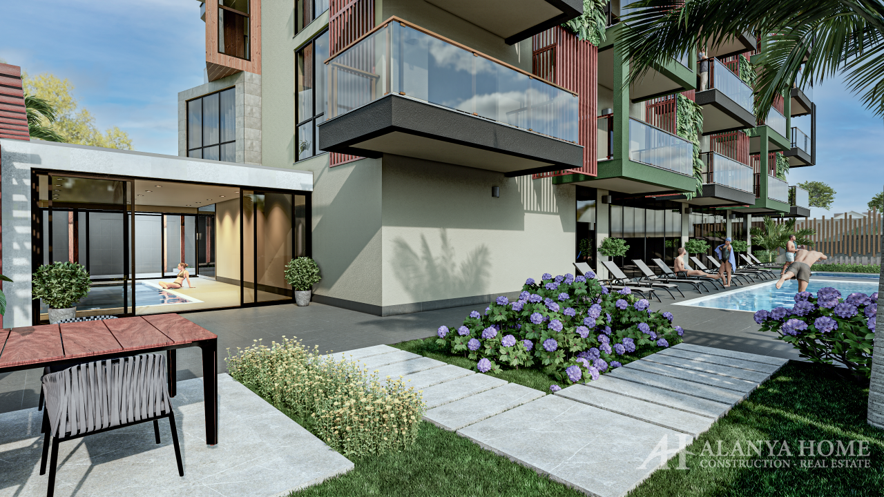 Sultan Oba Alanya Antalya Turquie achat vente propriété d’un appartement meublé d’une chambre dans u