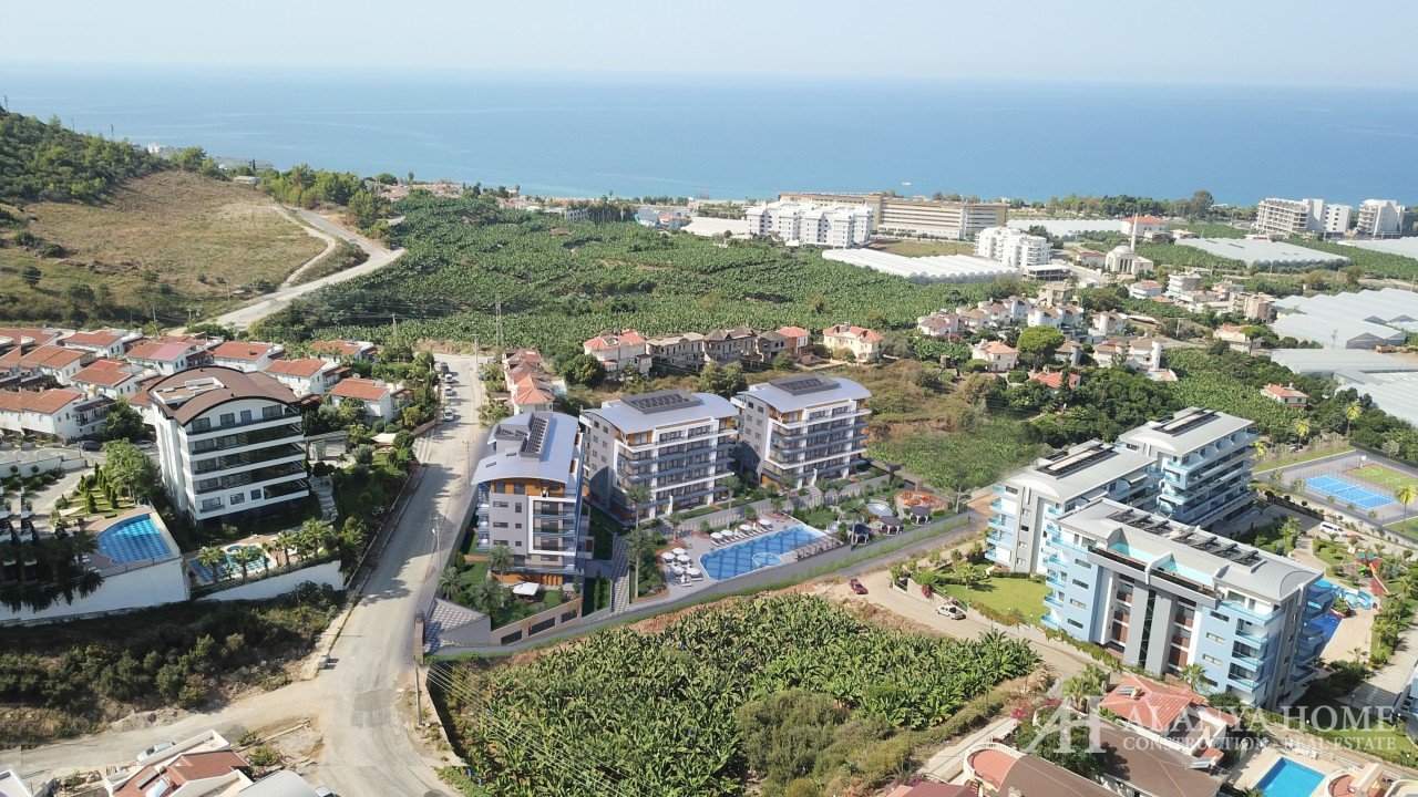 Фото покупка продажа недорогая квартира в доме жилом комплексе с видом на море Алания Хоум Анталия Т