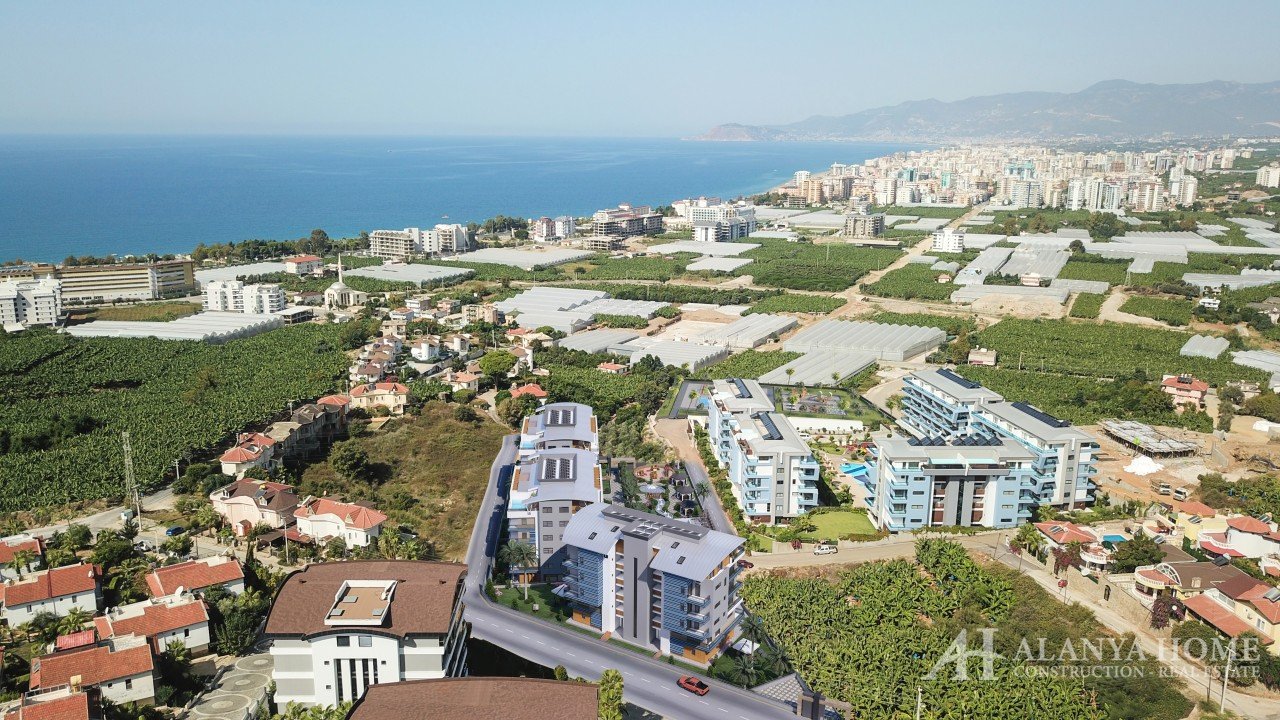 Фото покупка продажа недорогая квартира в доме жилом комплексе с видом на город Алания Хоум Анталия