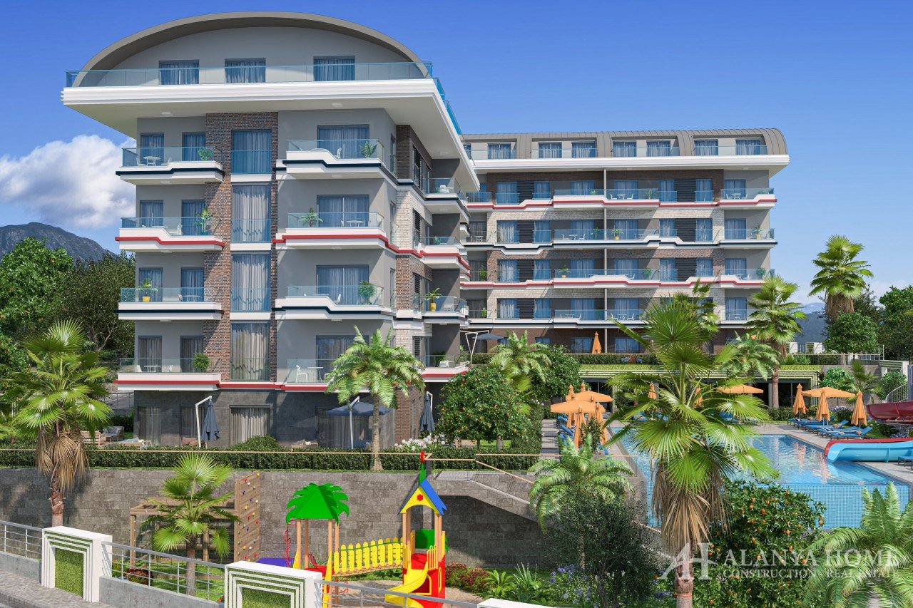 София Парк Каргыджак Аланья Анталия Турция покупка продажа меблированной двухкомнатной квартиры в но