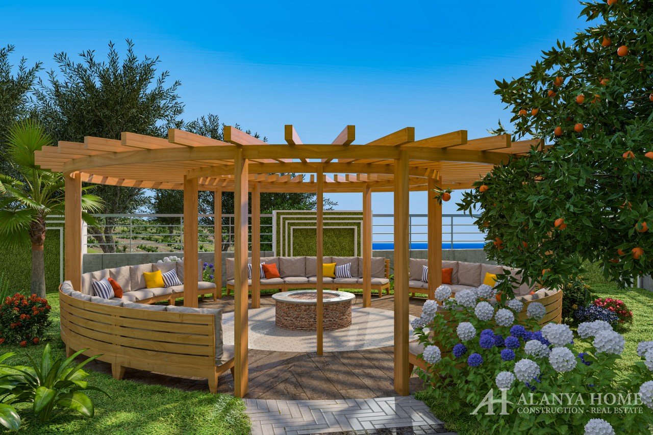 Фото покупка продажа недорогая квартира в доме жилом комплексе с большой территорией Алания Хоум Ант