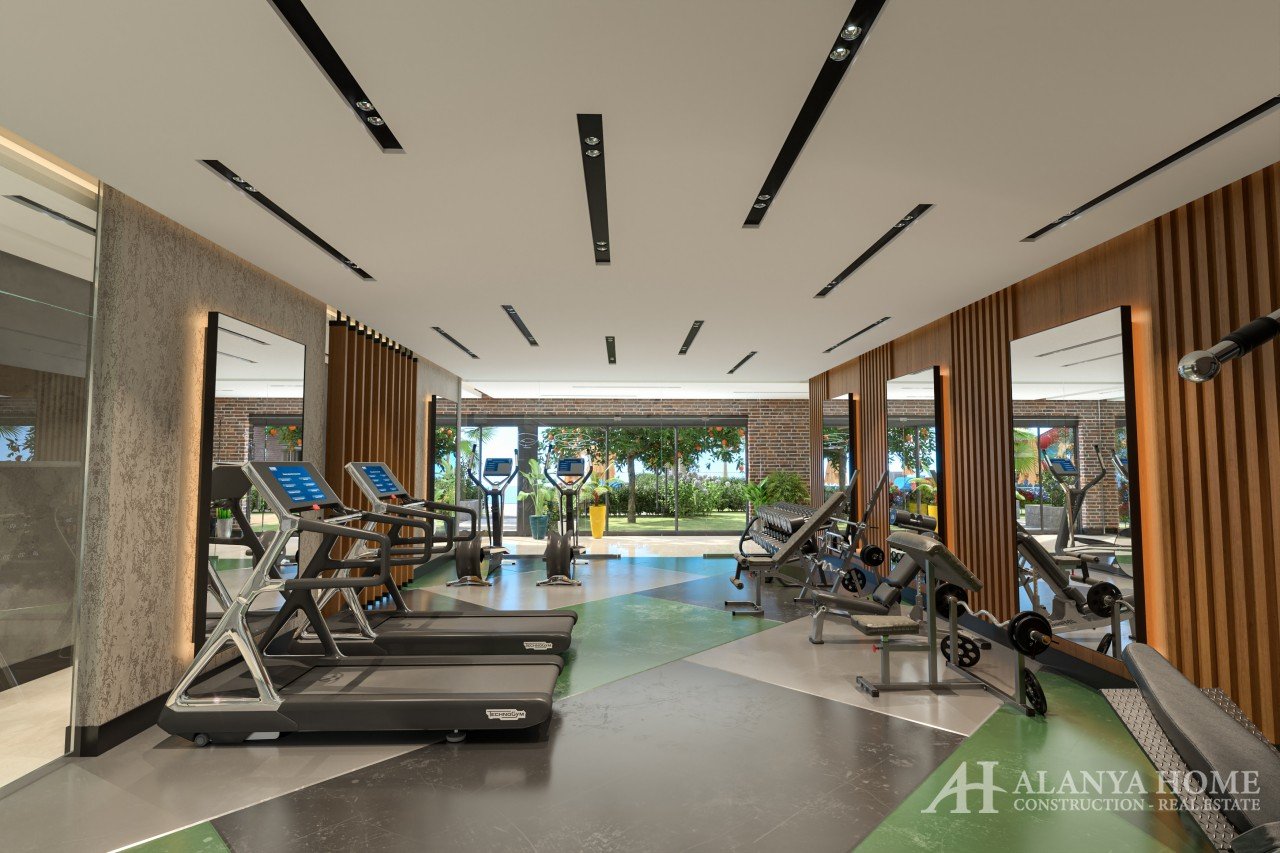 Фото покупка продажа недорогая квартира в доме жилом комплексе с фитнесом Алания Хоум Анталия Турция