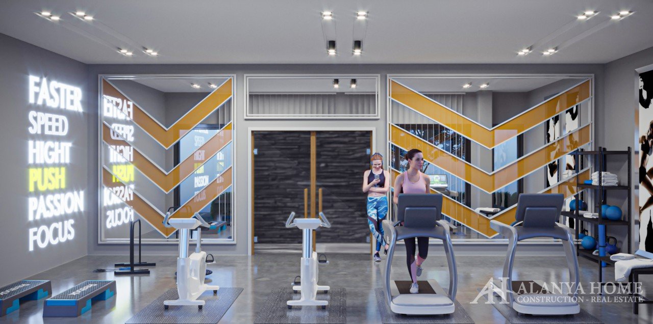 Фото покупка продажа недорогая квартира в доме жилом комплексе с фитнесом Алания Хоум Анталия Турция