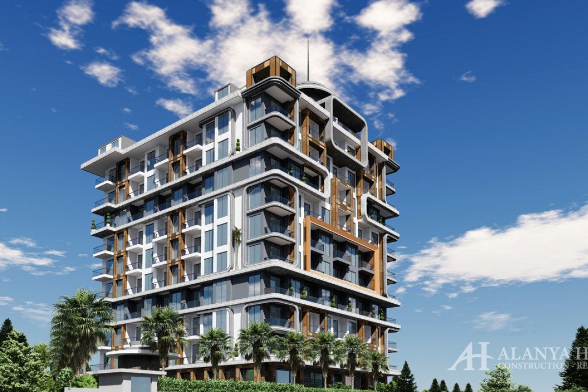 Grand Kaptan Tosmur Alanya Antalya Turkey purchase sale property of a furnished one-bedroom apartmen
