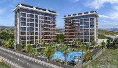 Nobby Garden Авсаллар Алания Анталия Турция Фото продажа покупка мебелированная квартира жилье в рас