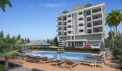 Vista Orange Kargicak Alanya Antalya Turkey purchase sale property of a furnished one-bedroom apartm