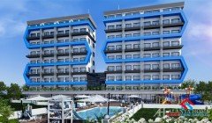 Exodus Residence Mahmutlar Alanya Antalya Turkey purchase sale property of a furnished one-bedroom a