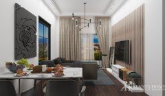 Фото покупка продажа недорогая двухкомнатная квартира 1+1 c просторной кухней Алания Хоум Анталия Ту