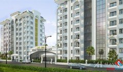 Forest Park 2 Avsallar Alanya Antalya Türkei Kauf Verkauf Eigentum einer möblierten Einzimmerwohnung