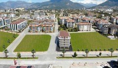 Flat 20 Oba Alanya Antalya تركيا شراء بيع عقار لشقة مفروشة بغرفة نوم واحدة في مخطط تقسيط مشروع جديد 