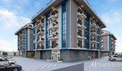 Exodus Nature Stay Oba Alanya Antalya Turkey purchase sale property of a furnished one-bedroom apart