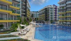 Konak Premium Kargicak Alanya Antalya Türkei Fotokauf Verkauf einer möblierten Wohnung in Raten in e