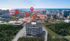 APARTMENTS IN FLORA CORNER MAHMUTLAR ALANYA TURKEY buy sell rent
