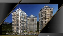 AHM-Albimo Mahmutlar Alanya Antalya Türkiye satın alma satılık mobilyalı tek yatak odalı daire yeni 