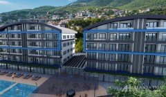 Exodus Residence Махмутлар Аланья Анталия Турция покупка продажа меблированной двухкомнатной квартир