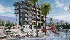 Olive Paradise Avsallar Alanya Antalya Turquie Vente de photos acheter un appartement meublé en plus