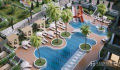 Фото покупка продажа недорогая квартира в доме жилом комплексе с открытым бассейном Алания Хоум Анта