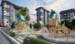 Фото покупка продажа недорогая квартира в доме жилом комплексе с детской площадкой Алания Хоум Антал