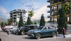 Фото покупка продажа недорогая квартира в доме жилом комплексе с видом на море Алания Хоум Анталия Т