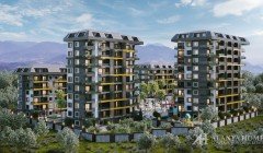 Фото покупка продажа недорогая квартира в доме жилом комплексе у моря Алания Хоум Анталия Турция цен